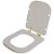 Assento Sanitário Soft Close Axis Barbante para vaso Deca com Ferragem Dourada - Imagem 2