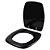 Tampa de vaso Almofadado Soft Close Stylus Preto para bacia Celite - Imagem 2