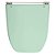Assento Sanitário Poliester Scala Verde Claro para vaso Ideal Standard - Imagem 1