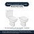 Assento Sanitário Riviera Plus Cinza Prata para vaso Celite - Imagem 4