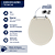 Assento Sanitario Laqueado Convencional Oval Bone para vaso Ideal Standard Standard - Imagem 4