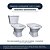 Assento Sanitário Soft Close Valentina Preto para vaso Santamarina - Imagem 4