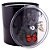 Tampa de Vaso e Lixeira Decorada Preto com Borboleta Vermelha - Imagem 3