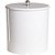 Lixeira para Banheiro Branca 6,2l  (20cm x 20xm) - Imagem 1