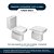 Assento Sanitário Poliéster com Amortecedor Clean Branco para vaso Deca - Imagem 3