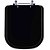 Assento Sanitário Debba Matte Black para vaso Roca - Imagem 1