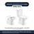 Assento Sanitário Debba Matte Black para vaso Roca - Imagem 4