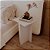 Mesa de Cabeceira Kyoto Branca Cama Quarto Sala 35x65cm - Imagem 2