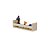 Prateleira Porta Brinquedo Bege Claro 60 x 12cm Suporte Invisivel - Imagem 2