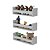 Kit 3 Prateleiras Porta Brinquedos Branca 70 x 12cm Suporte Invisivel - Imagem 2