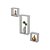Conjunto 3 Nichos Decorativos Modulares Branco Quarto Sala - Imagem 2