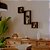 Kit 3 Nichos Decorativos Modulares Preto Quarto Sala Hall - Imagem 1