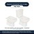 Assento Sanitario com Amortecedor Flox Branco para vaso Fiori - Imagem 5
