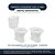 Assento Sanitario com Amortecedor Liberty Branco para vaso Santamarina - Imagem 5