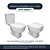 Assento Sanitario com Amortecedor Versa Branco para vaso Agnes.T - Imagem 5