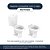 Assento Sanitario com Amortecedor Zip Branco para vaso Incepa - Imagem 5
