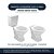 Tampa de Vaso Soft Close Araxá Branco para bacia Santa Clara - Imagem 5
