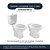 Tampa de Vaso Soft Close Colonial Branco para bacia Hervy - Imagem 5