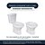 Tampa de Vaso Soft Close Evolution Branco para bacia Santamarina - Imagem 5