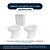 Tampa de Vaso Soft Close Gardenia Branco para bacia Mari - Imagem 5