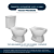 Tampa de Vaso Soft Close Hawaii Branco para bacia Mondialle - Imagem 5