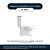 Tampa de Vaso Soft Close Iris Branco para bacia Mari - Imagem 5