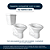 Tampa de Vaso Soft Close Ivy Branco para bacia Santa Clara - Imagem 5