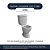 Tampa de Vaso Soft Close Leiria Branco para bacia Luzarte - Imagem 5