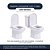 Tampa de Vaso Soft Close Lille Branco para bacia Sensea - Imagem 5