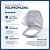 Tampa de Vaso Soft Close Versato Branco para bacia Celite - Imagem 6