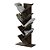 Estante Vertical Zig Zag Organizador Livros e Sapatos Nogal - Imagem 2
