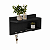 Porta chaves Nero Organizador Decoração Casa Preto - Imagem 2