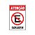 Placa Atenção Garagem 20 x 30 - Imagem 1