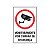 Placa Sinalização Monitoramento por Câmera de Segurança	20x30cm Adesiva - Imagem 1