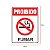 Placa Proibido Fumar 15x20 - Imagem 2