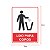 Placa Lixo para Copos  15x20 - Imagem 2