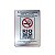 Placa Proibido Fumar Rio 15x23 - Aluminio - Imagem 1