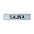 Placa Sauna 25 x 5 - Acrílico - Imagem 1