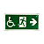 Placa Saída de Emergência Deficiente Direita - S15 - Imagem 2