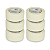 Kit 6 Fitas Crepe 48mm X 50m - Bege - Imagem 1