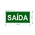 Placa de Sinalização Adesiva Pvc Indicativa Saída - S12 - Imagem 2