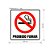 Placa de Sinalização Adesiva Proibido Fumar - P1 - Imagem 2