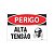 Placa Perigo Alta Tensão 20 x 30 - Imagem 1
