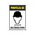 Placa E.P.I. Capacete 20 x 30 - Imagem 1