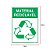 Placa Material Reciclável - Vinil Adesivo  15x20 - Imagem 2