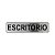 Placa Adesiva Informativa Escritório 25x5 em Aluminio - Imagem 1