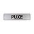 Placa Adesiva Informativa Puxe 25x5 em Aluminio - Imagem 1