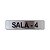 Placa Sinalização Sala 4 25 x 5 - Aluminio Adesiva - Imagem 1