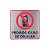 Placa Proibido o Uso de Celular 15x15 - Aluminio - Imagem 1