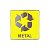 Placa Sinalização Reciclável Metal 15x15 - Aluminio Adesivo - Imagem 1